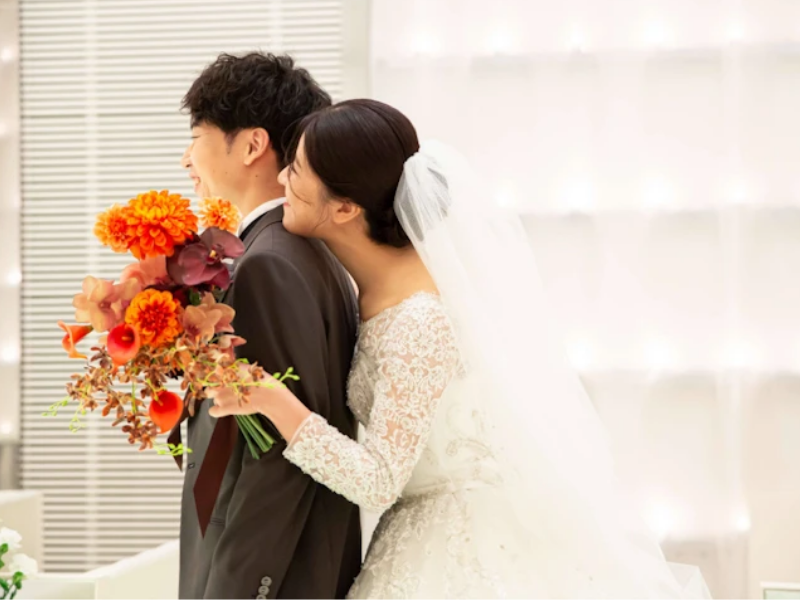 結婚式当日のスナップ写真2