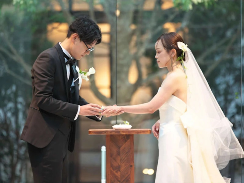 結婚式の写真