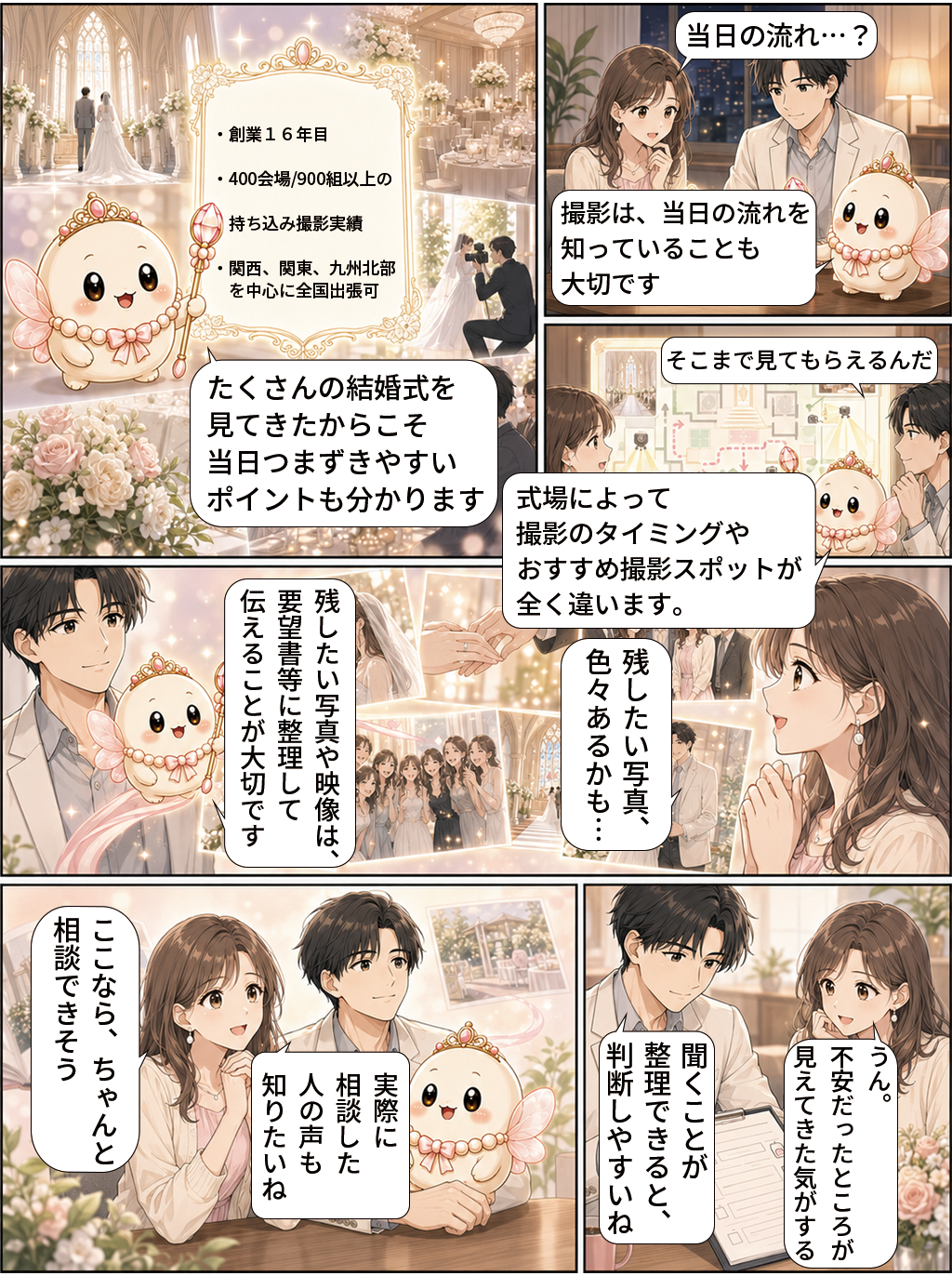 ポイントを伝えるパシャリーナ