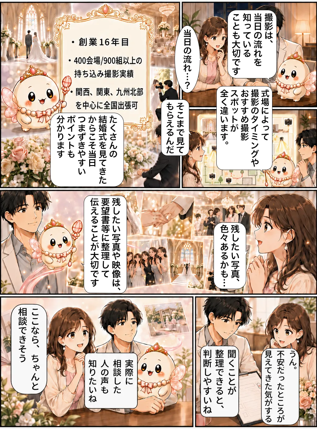 ポイントを伝えるパシャリーナ
